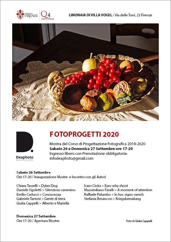Fotoprogetti 2020 Deaphoto Firenze