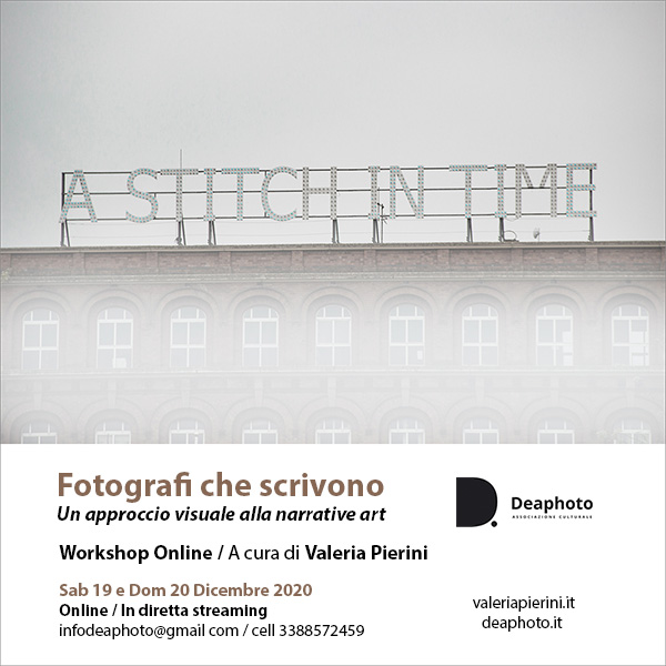Workshop Online Valeria Pierini Fotografi che scrivono Deaphoto 